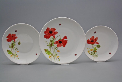 Plate set Coup Poppy 12-piece BB č.1