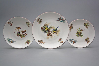 Plate set Coup Birds 12-piece GHL č.1