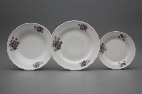 Plate set Verona Violets 12-piece CBB