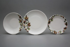 Plate set Coup Pine Cones 12-piece BB