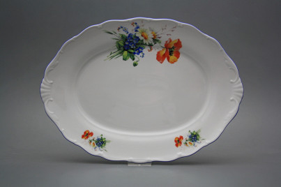 Oval dish 36cm Verona Field flowers CAL č.1