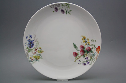 Flat round dish 30cm Coup Flowering meadow CBB č.1