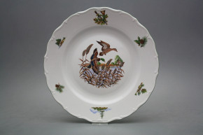 Flat round dish 31cm Verona Mallard ducks FZL