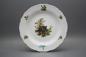 Flat round dish 31cm Verona Wild boar FZL