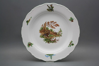 Flat round dish 31cm Verona Rabbit FZL č.1