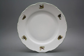 Flat round dish 31cm Verona Gamekeepers AZL