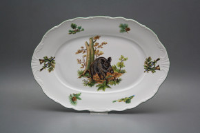 Oval dish 32cm Verona Wild boar FZL