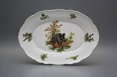 Oval dish 32cm Verona Wild boar FZL č.1