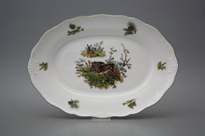 Oval dish 32cm Verona Hare FZL