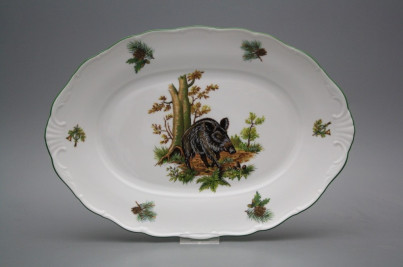 Oval dish 36cm Verona Wild boar FZL č.1