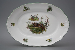 Oval dish 36cm Verona Hare FZL