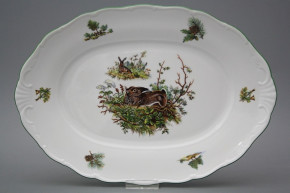 Oval dish 40cm Verona Hare FZL