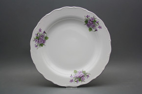 Flat round dish 31cm Verona Violets CFL