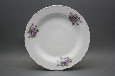 Flat round dish 31cm Verona Violets CFL č.1