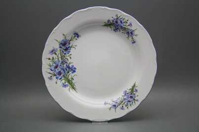 Flat round dish 31cm Verona Cornflowers CAL č.1