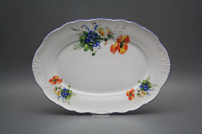 Oval dish 32cm Verona Field flowers CAL č.1