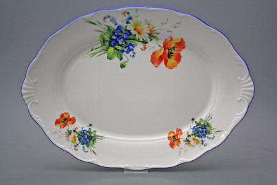 Oval dish 40cm Verona Field flowers CAL č.1