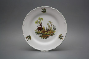 Flat plate 25cm Verona Doe and fawn GZL