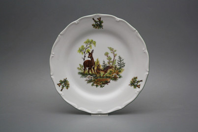 Flat plate 25cm Verona Doe and fawn GZL č.1