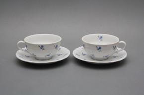 Cup low 0,18l with saucer Verona Forget-me-not Sprays BB