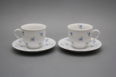 Cup high 0,18l with saucer Verona Forget-me-not Sprays BB č.1