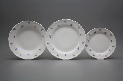 Plate set Verona Forget-me-not Sprays 12-piece ABB č.1