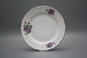 Flat plate 25cm Verona Violets CFL