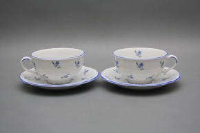 Cup low 0,18l with saucer Verona Forget-me-not Sprays AL