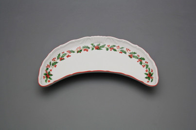 Dish for bones 23cm Verona Christmas holly CL č.1