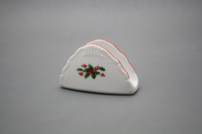 Napkin holder Verona Christmas holly CL