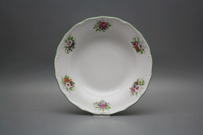 Deep plate 24,5cm Verona Meissen bouquet AZL č.1