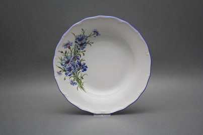 Deep plate 24,5cm Verona Cornflowers HAL č.1