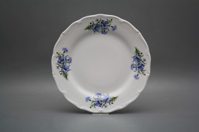 Flat plate 25cm Verona Cornflowers EBB