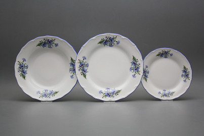 Plate set Verona Cornflowers 12-piece EAL č.1