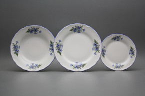 Plate set Verona Cornflowers 18-piece EAL