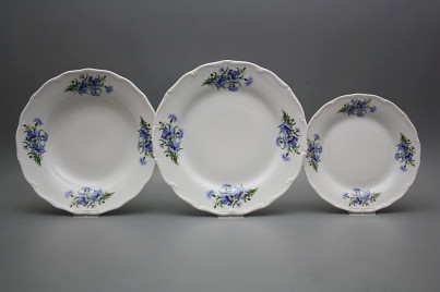 Plate set Verona Cornflowers 12-piece EBB č.1