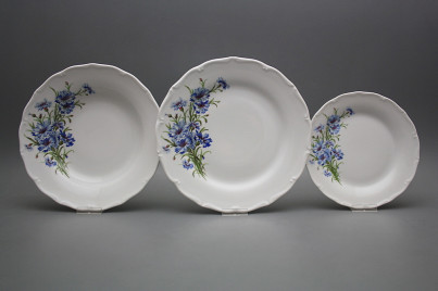 Plate set Verona Cornflowers 12-piece HBB č.1