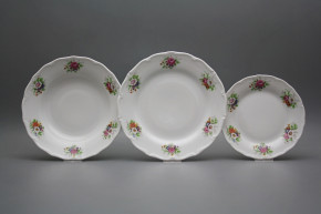 Plate set Verona Meissen bouquet 12-piece ABB