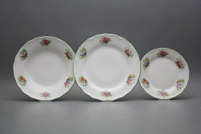 Plate set Verona Meissen bouquet 12-piece AZL