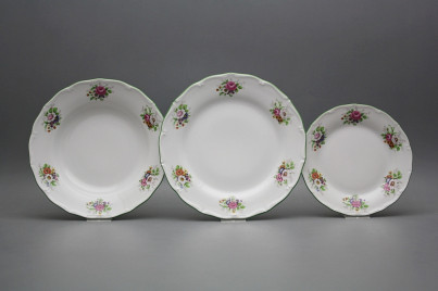 Plate set Verona Meissen bouquet 12-piece AZL č.1