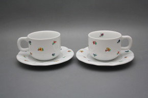 Cup 0,3l with saucer Benedikt Sprays BB