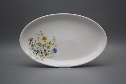 Oval dish 33cm Coup Flowering meadow Pattern B HBB č.1