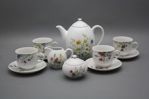 Coffee set Opal Flowering meadow 15-piece HBB