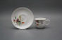 Cup high 0,1l with saucer Opal Flowering meadow Pattern A HBB č.2