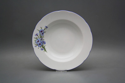 Deep plate 23cm Rose Cornflowers HAL č.1