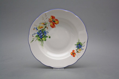 Deep plate 23cm Rose Field flowers DAL č.1