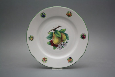 Flat plate 25cm Rose Fruits FZL č.1