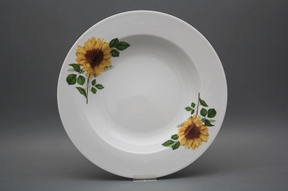 Deep round dish 31cm Nina Sunflowers DBB č.1