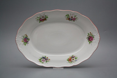 Oval dish 32cm Verona Meissen bouquet ACL č.1