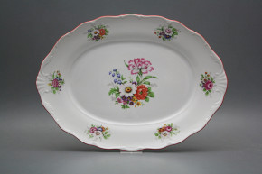 Oval dish 36cm Verona Meissen bouquet FCL